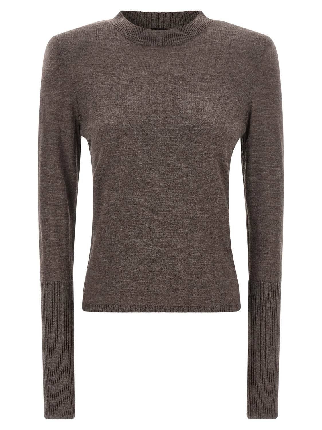 Brown Wool Cardigan