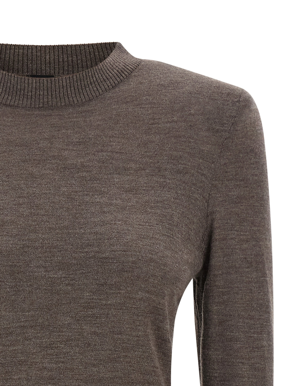Brown Wool Cardigan