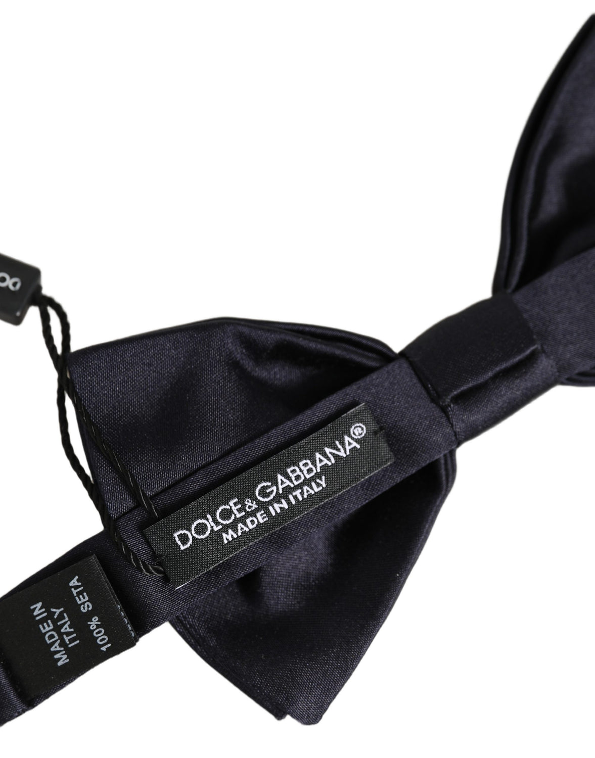 Men Black 100% Silk Adjustable Neck Papillon Bow Tie