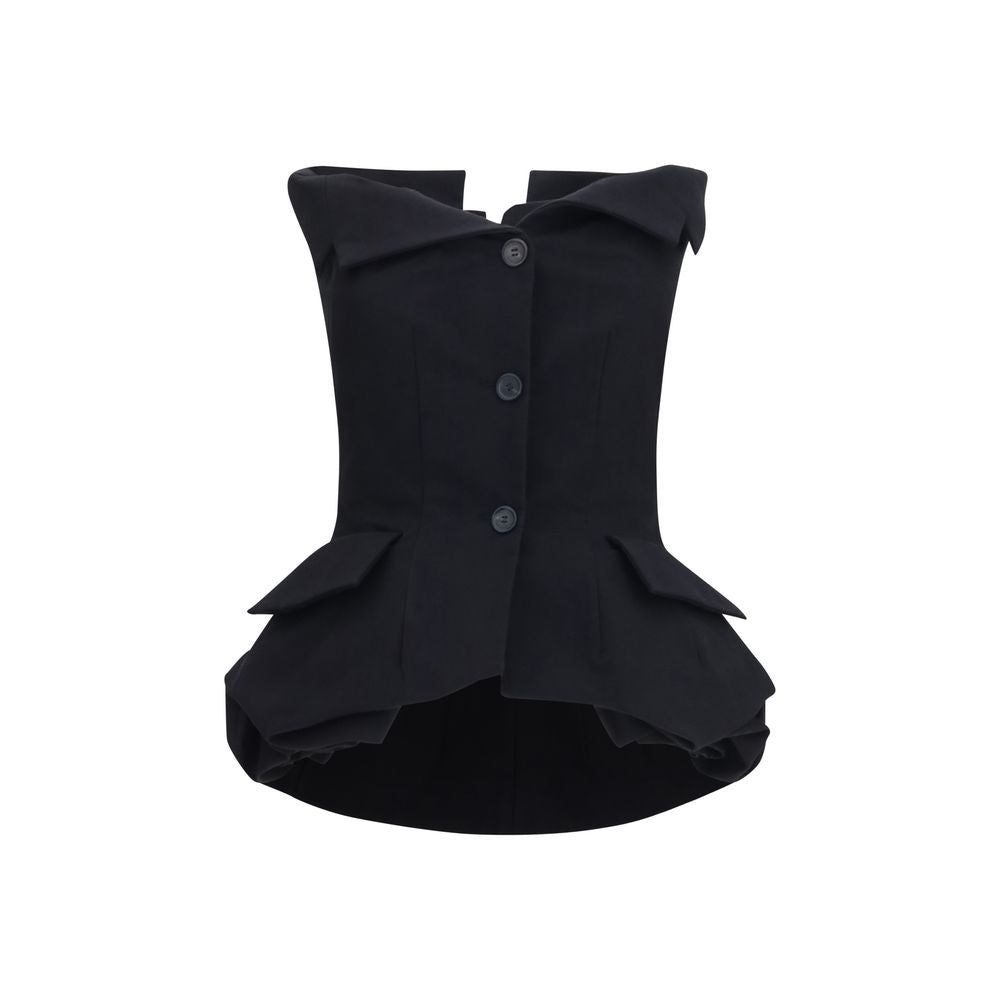 Black Silk Blouse