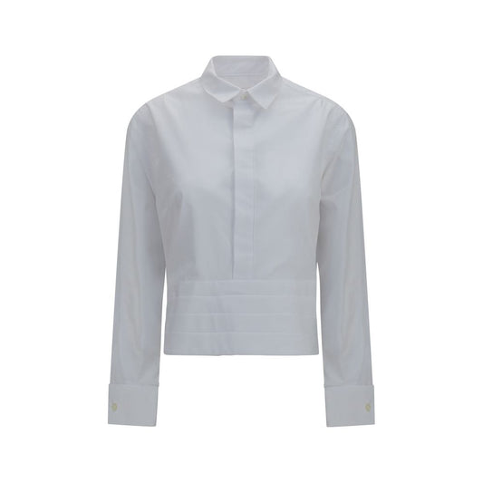 White Cotton Dress Shirt
