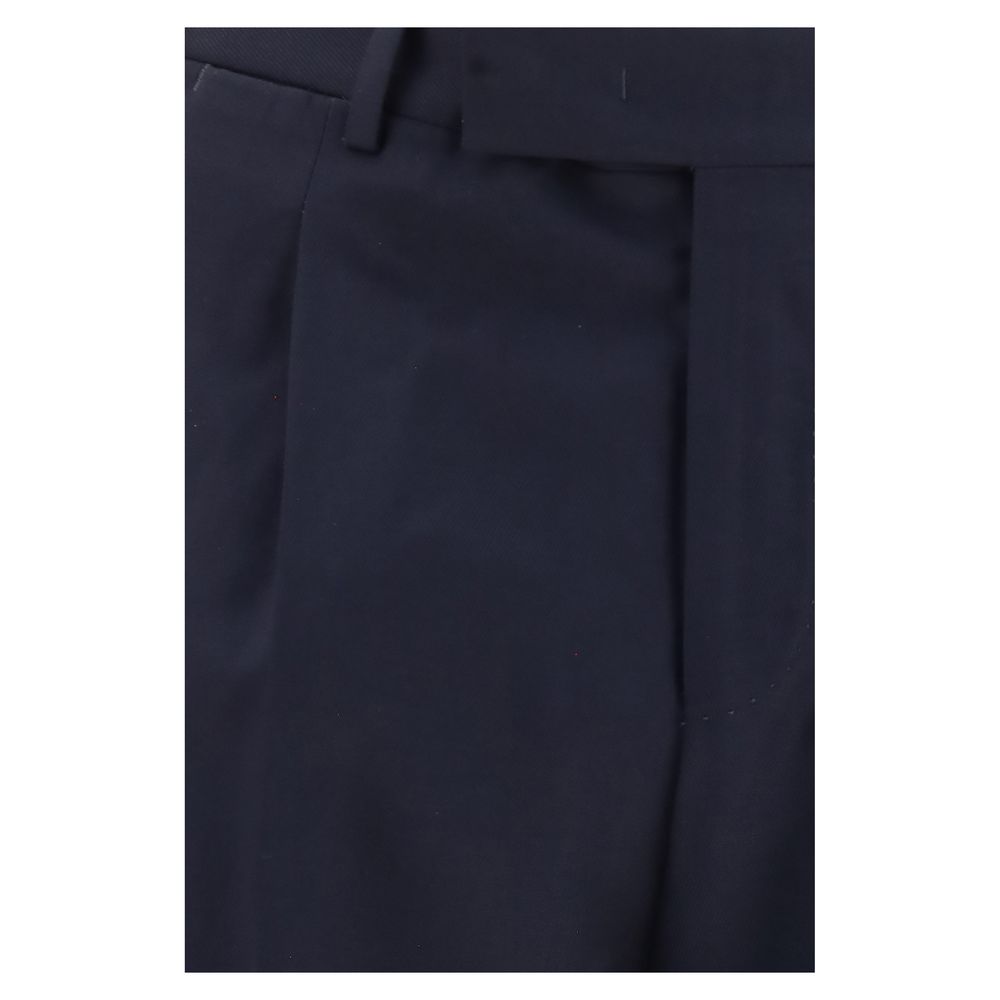 Blue Wool Oves Aries Casual Pants