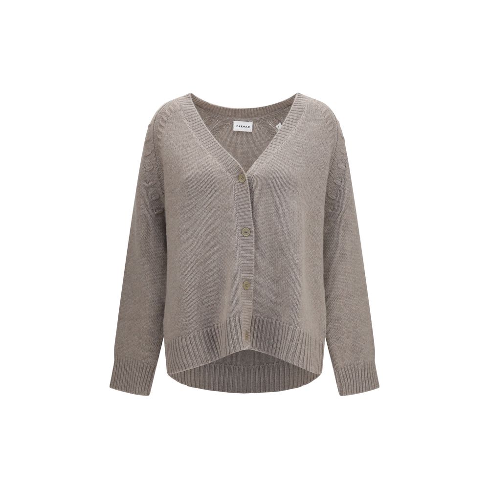 Beige Cashmere Cardigan