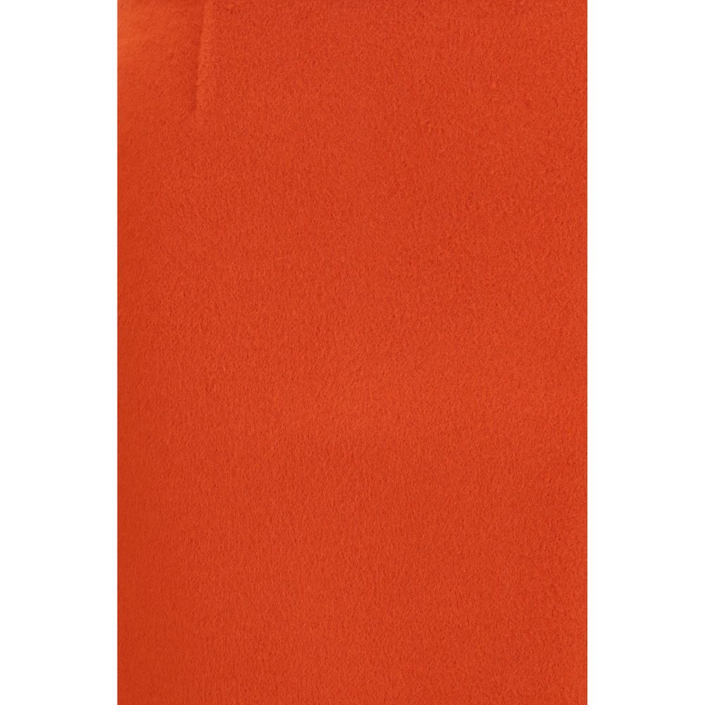 Red Wool Oves Aries Mini Skirt