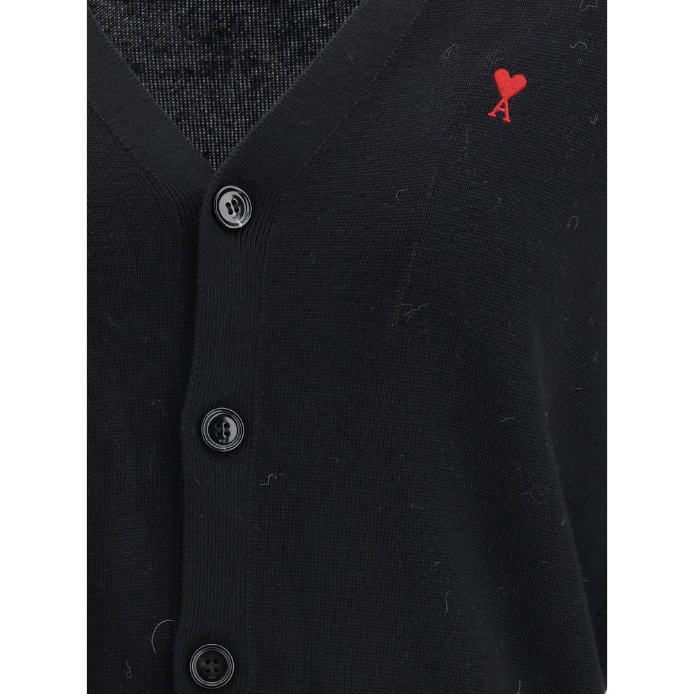 Black Wool Oves Aries Cardigan