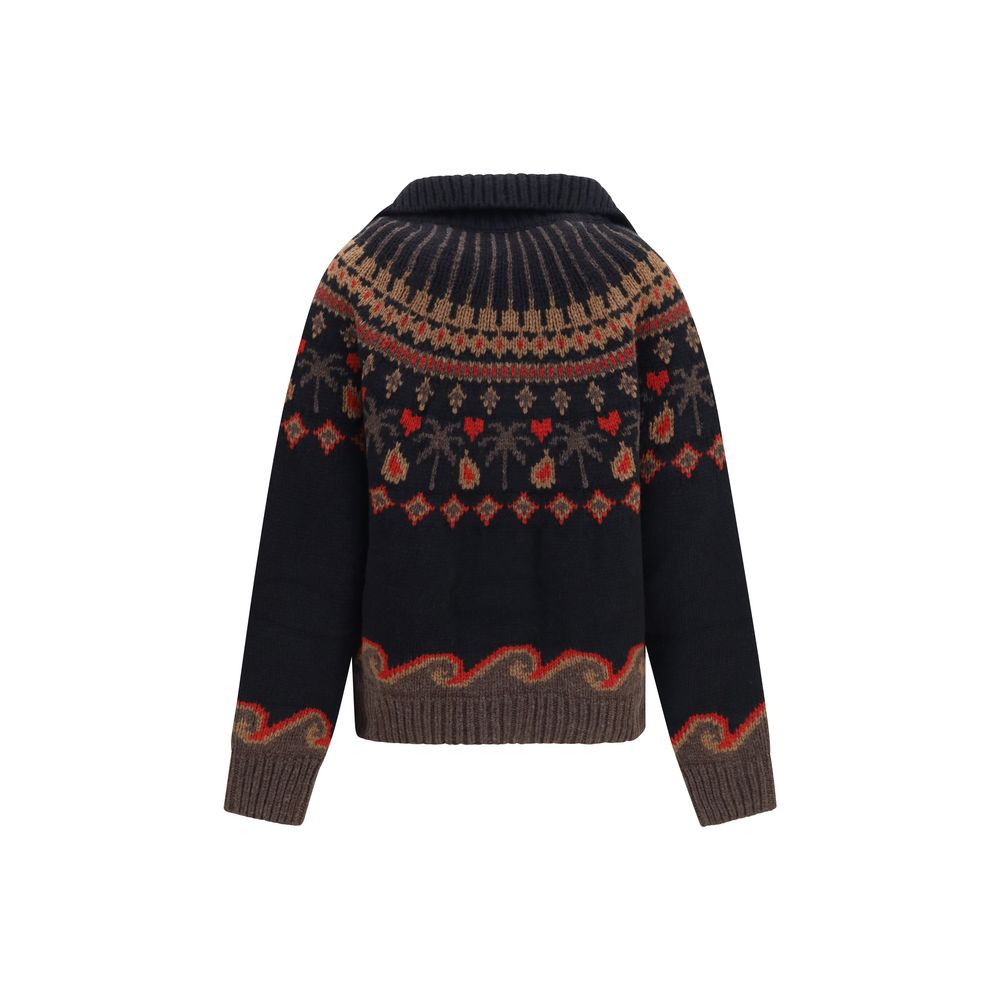 Multicolor Wool Oves Aries Cardigan