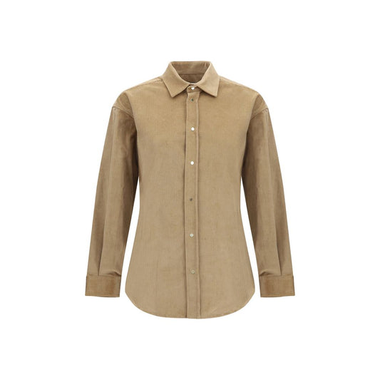 Beige Denim Shirt