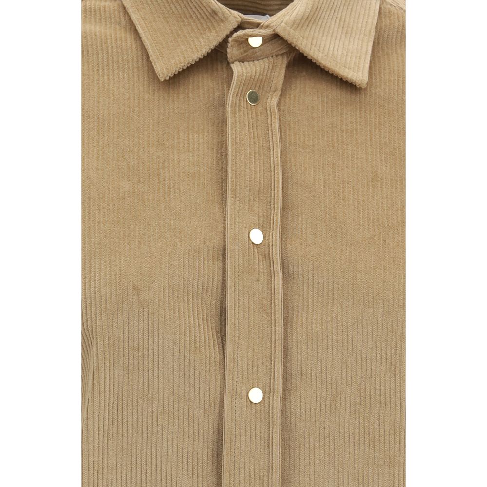 Beige Denim Shirt