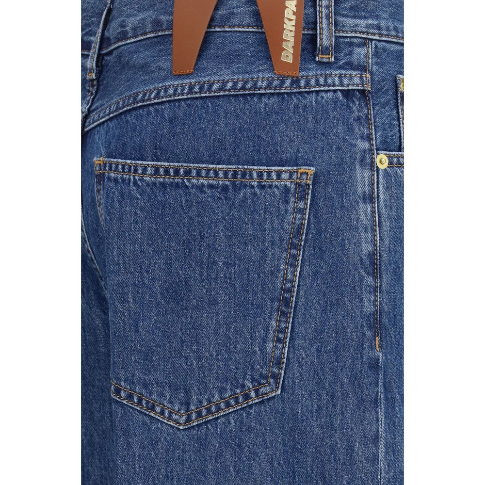 Blue Cotton Relaxed Fit Jeans