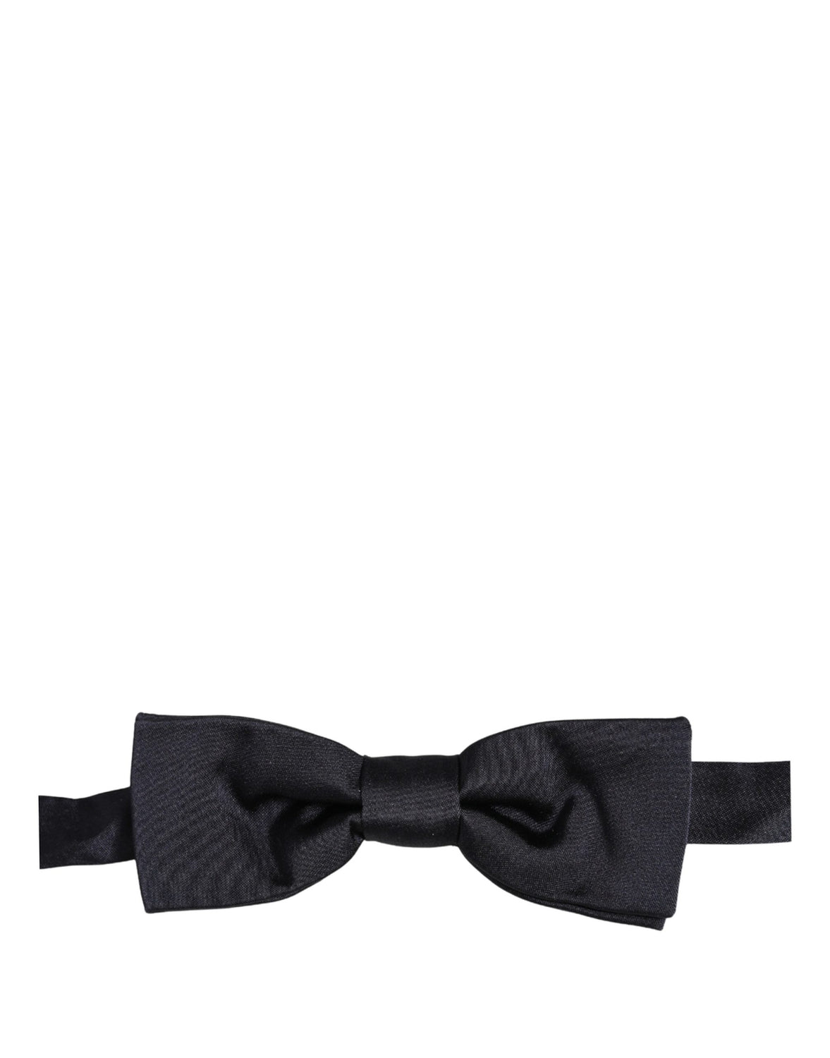 Men Dark Blue 100% Silk Adjustable Neck Papillon Bow Tie