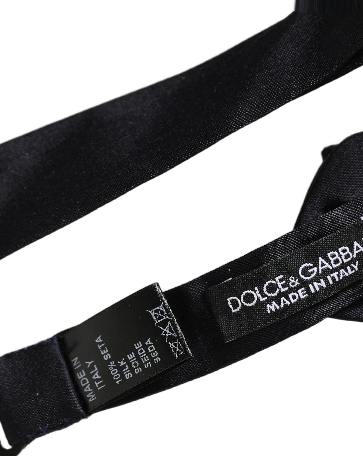 Men Black 100% Silk Adjustable Neck Papillon Bow Tie