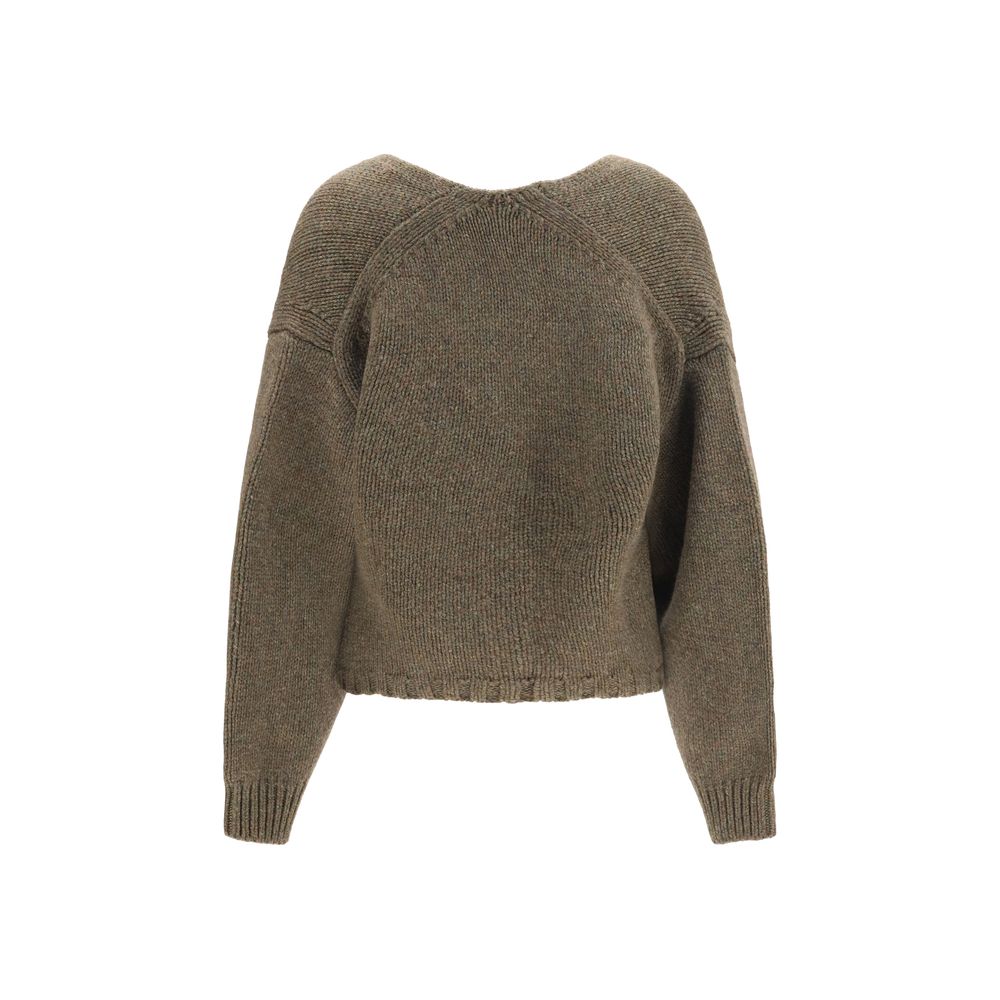 Bicolor Cashmere Cardigan