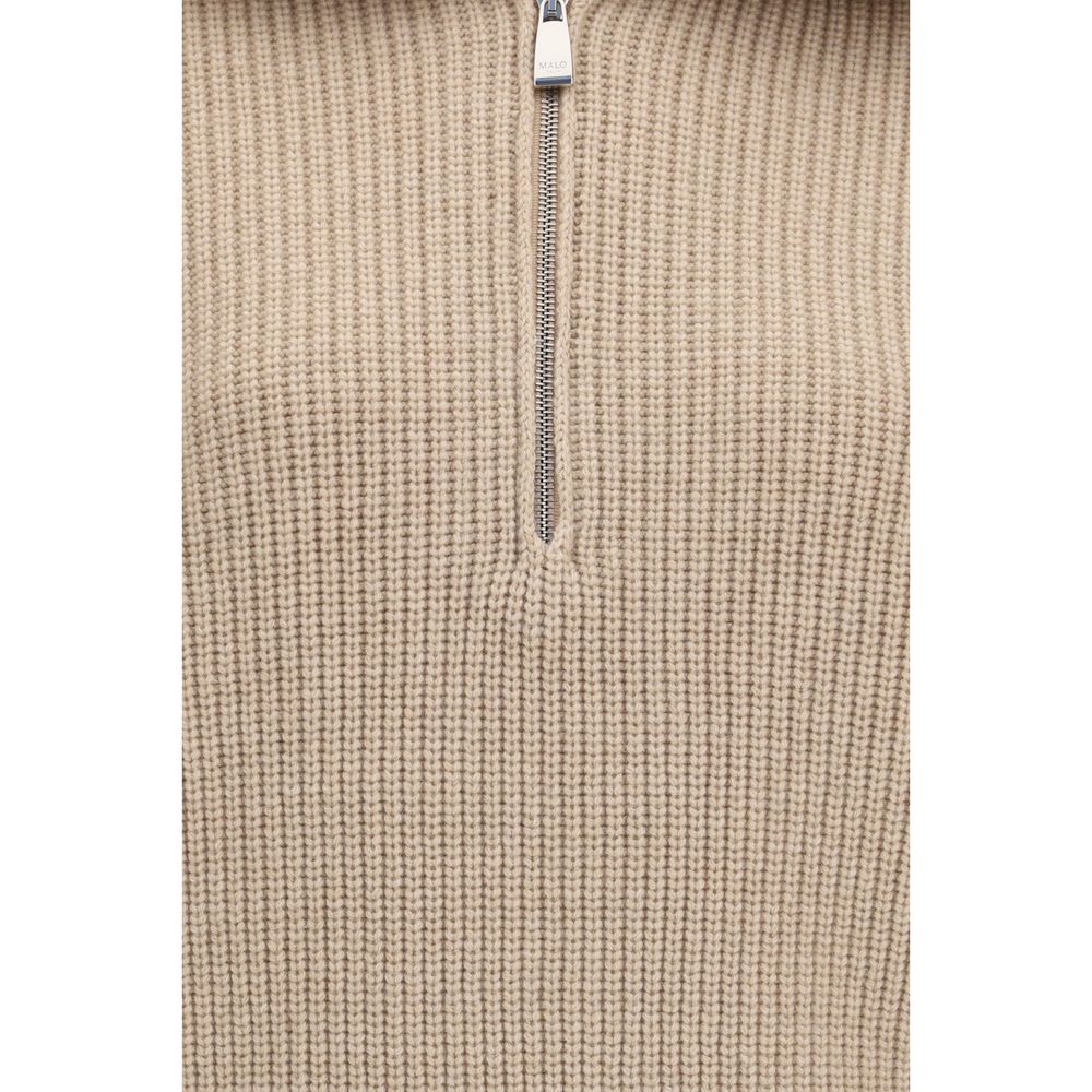 Beige Cashmere Sweater
