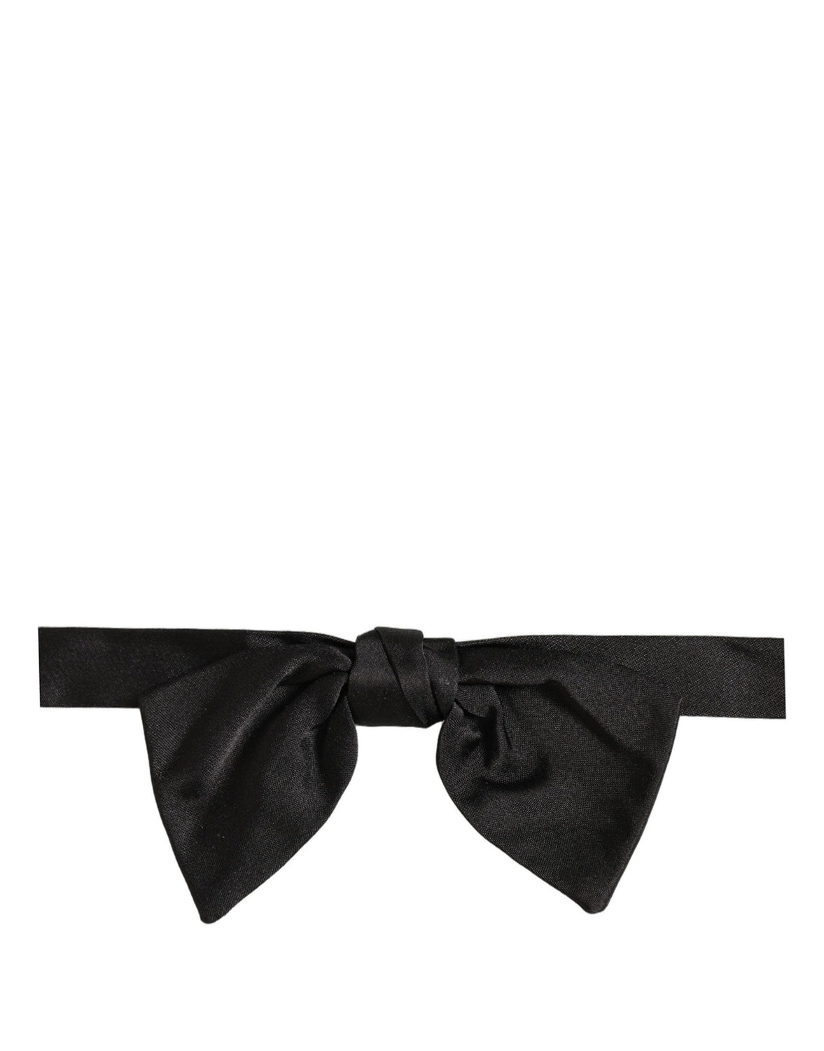 Men Black 100% SIlk Adjustable Neck Papillon Bow Tie