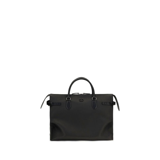 Black Calf Leather Bos Taurus Handbag