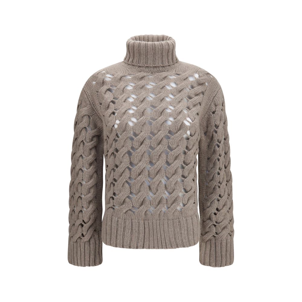 Beige Wool Oves Aries Turtleneck