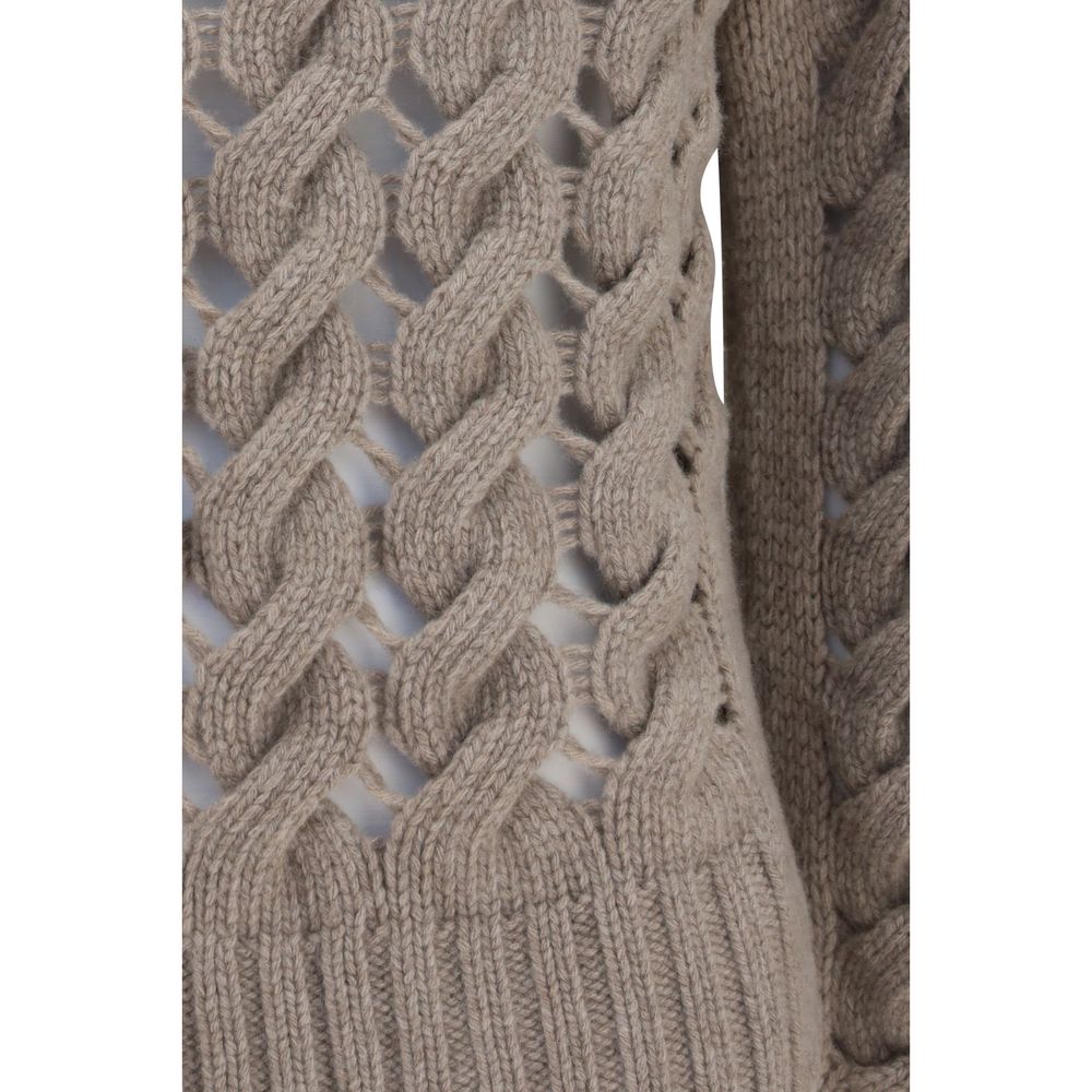 Beige Wool Oves Aries Turtleneck