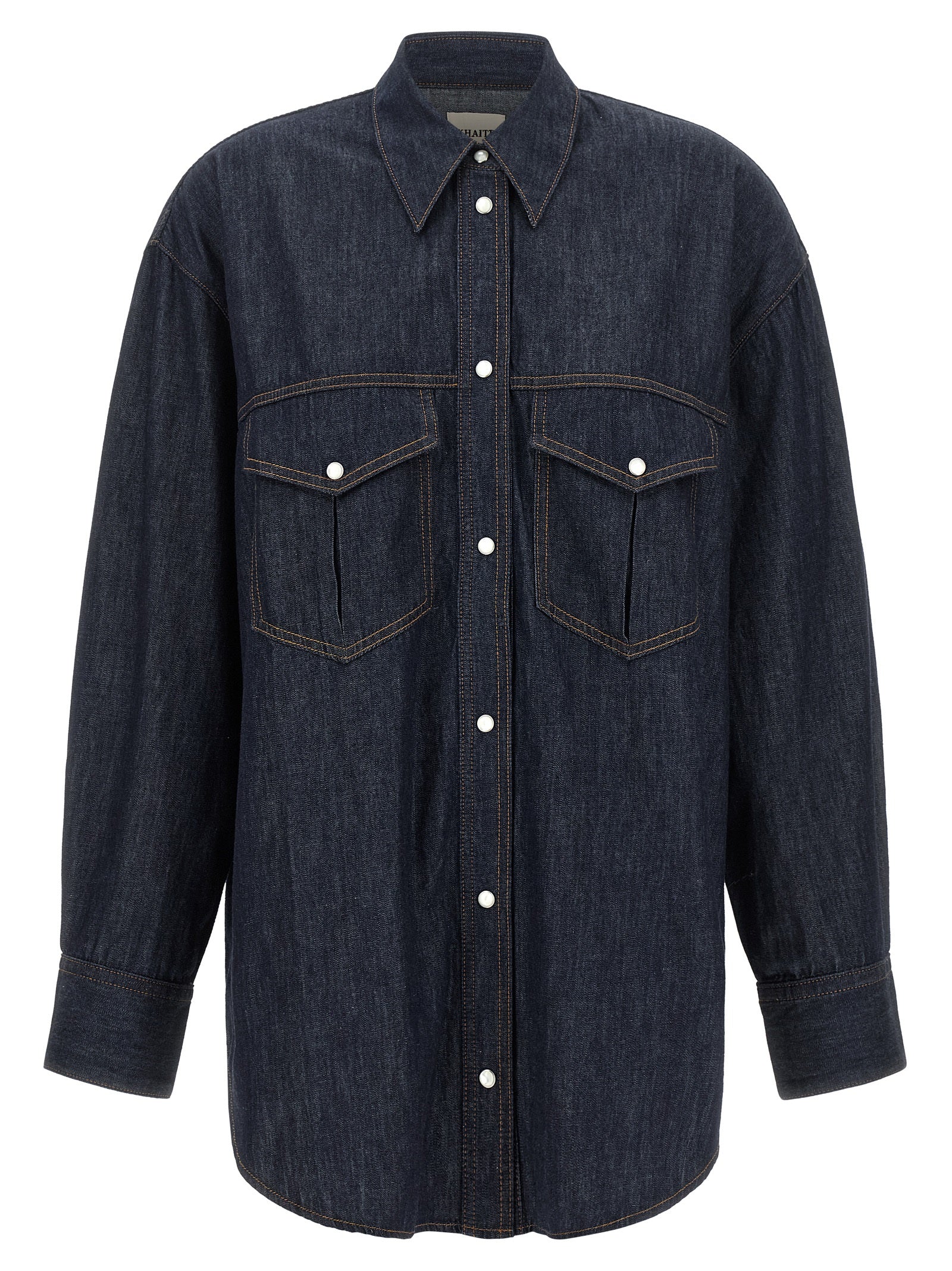 Blue Cotton Blouse