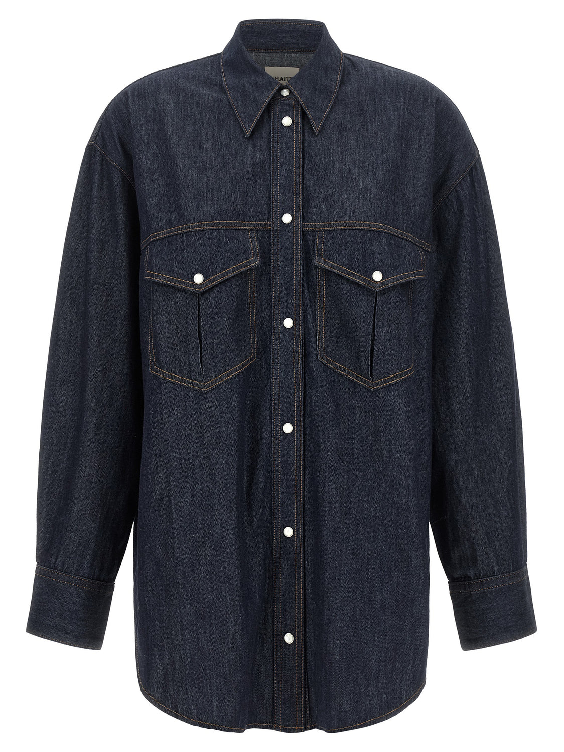 Blue Cotton Blouse