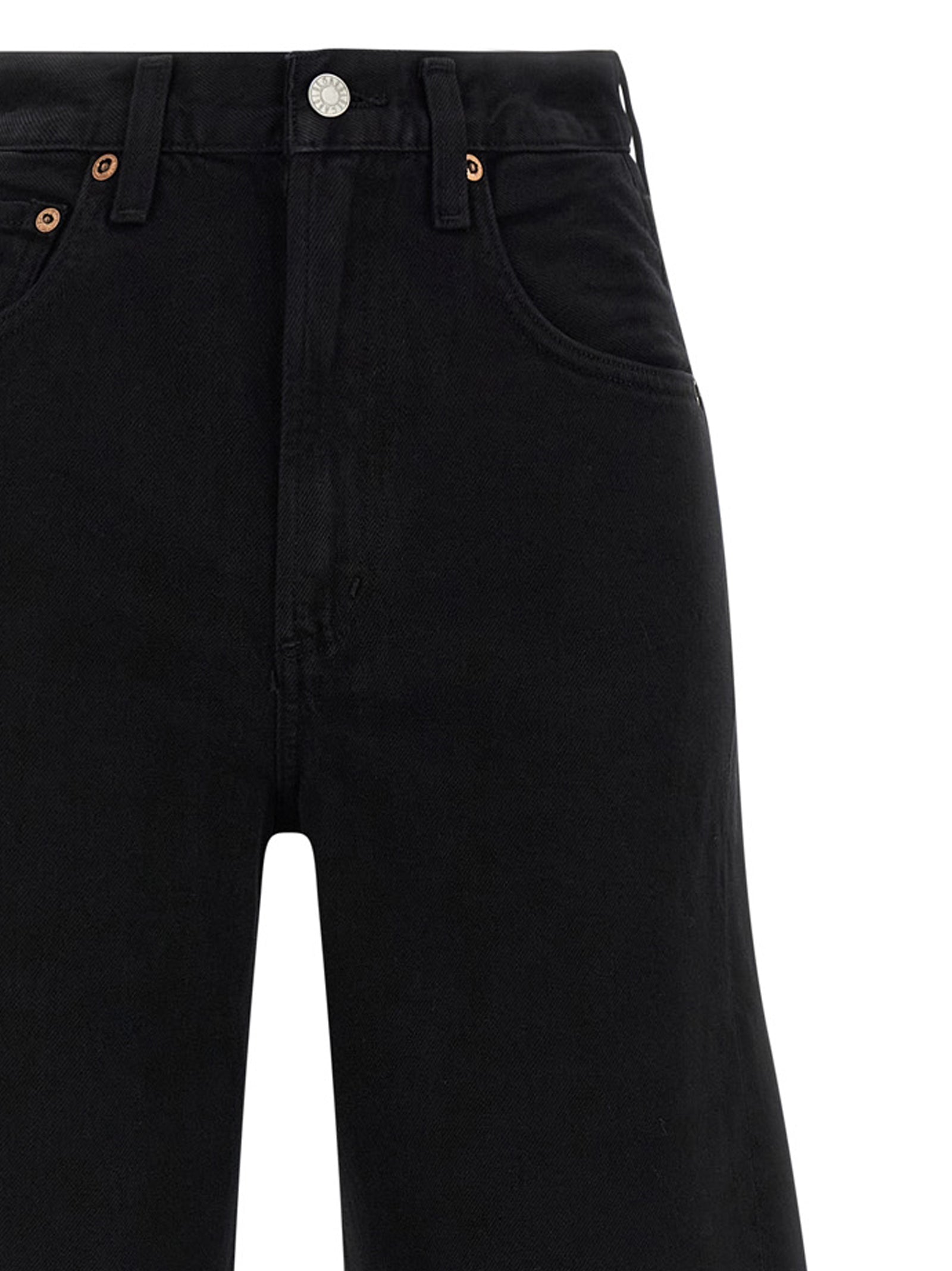 Black Cotton Jeans Denim