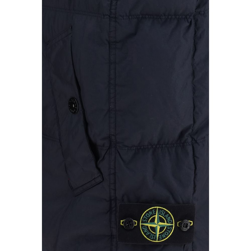 Blue Goose Down Sleeveless Jacket