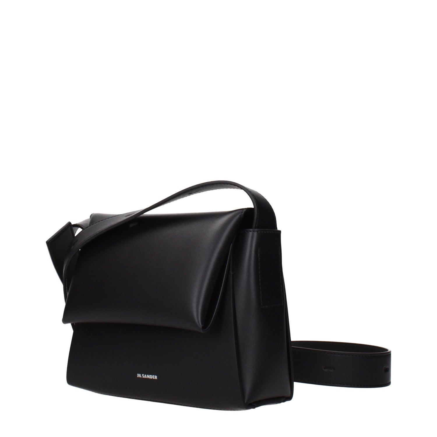 Black Leather Crossbody Bag