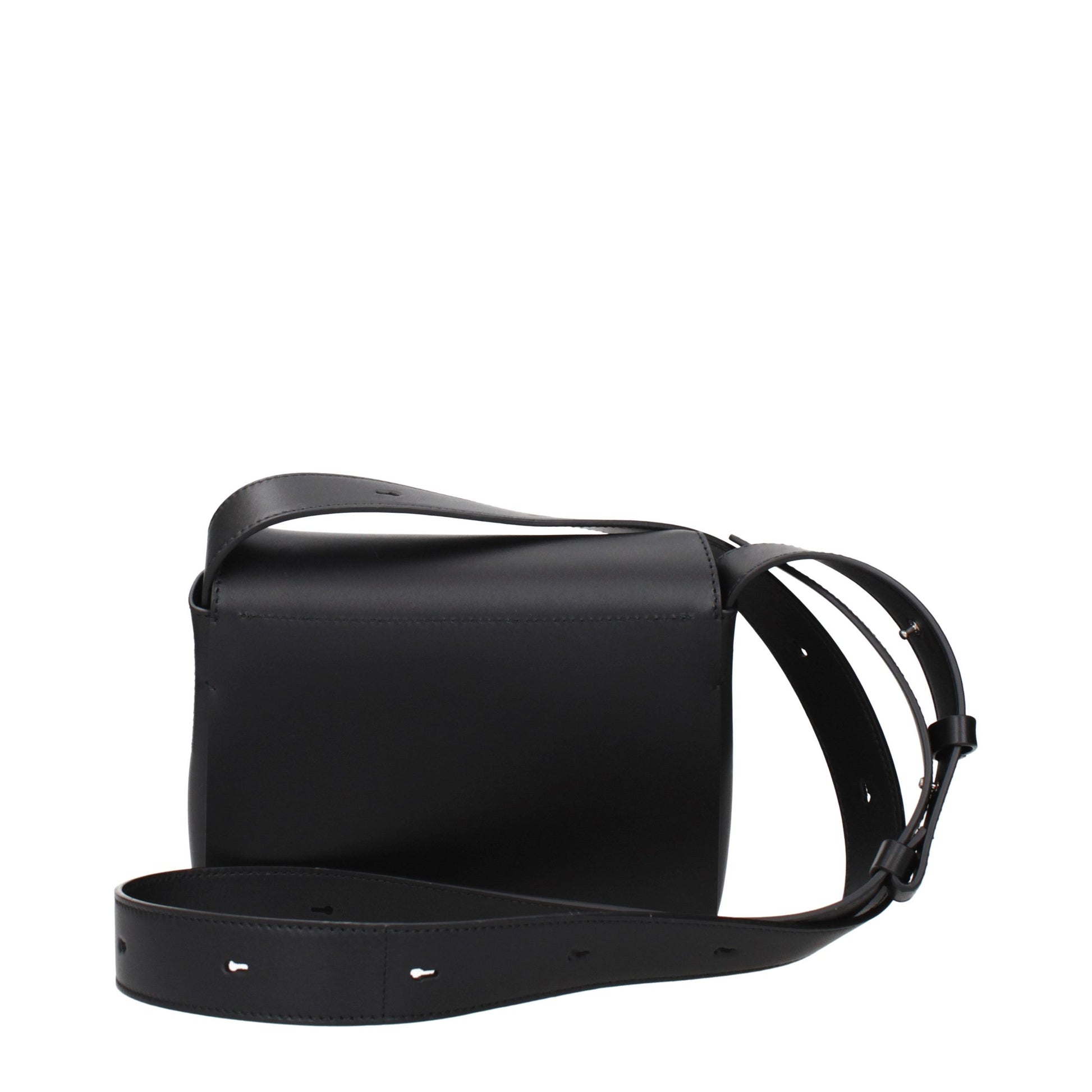 Black Leather Crossbody Bag