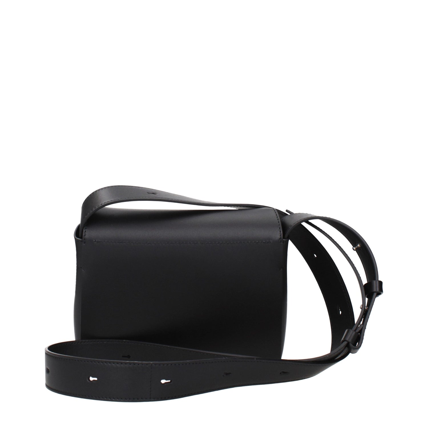 Black Leather Crossbody Bag