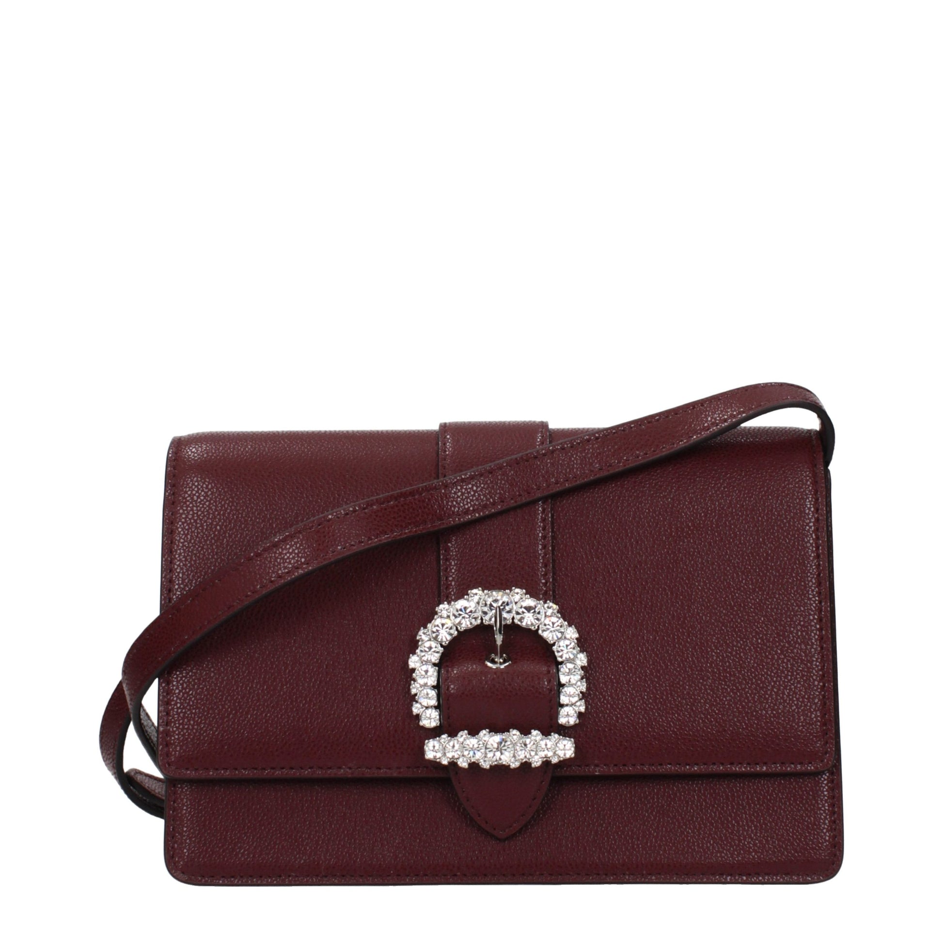 Red Leather Crossbody Bag