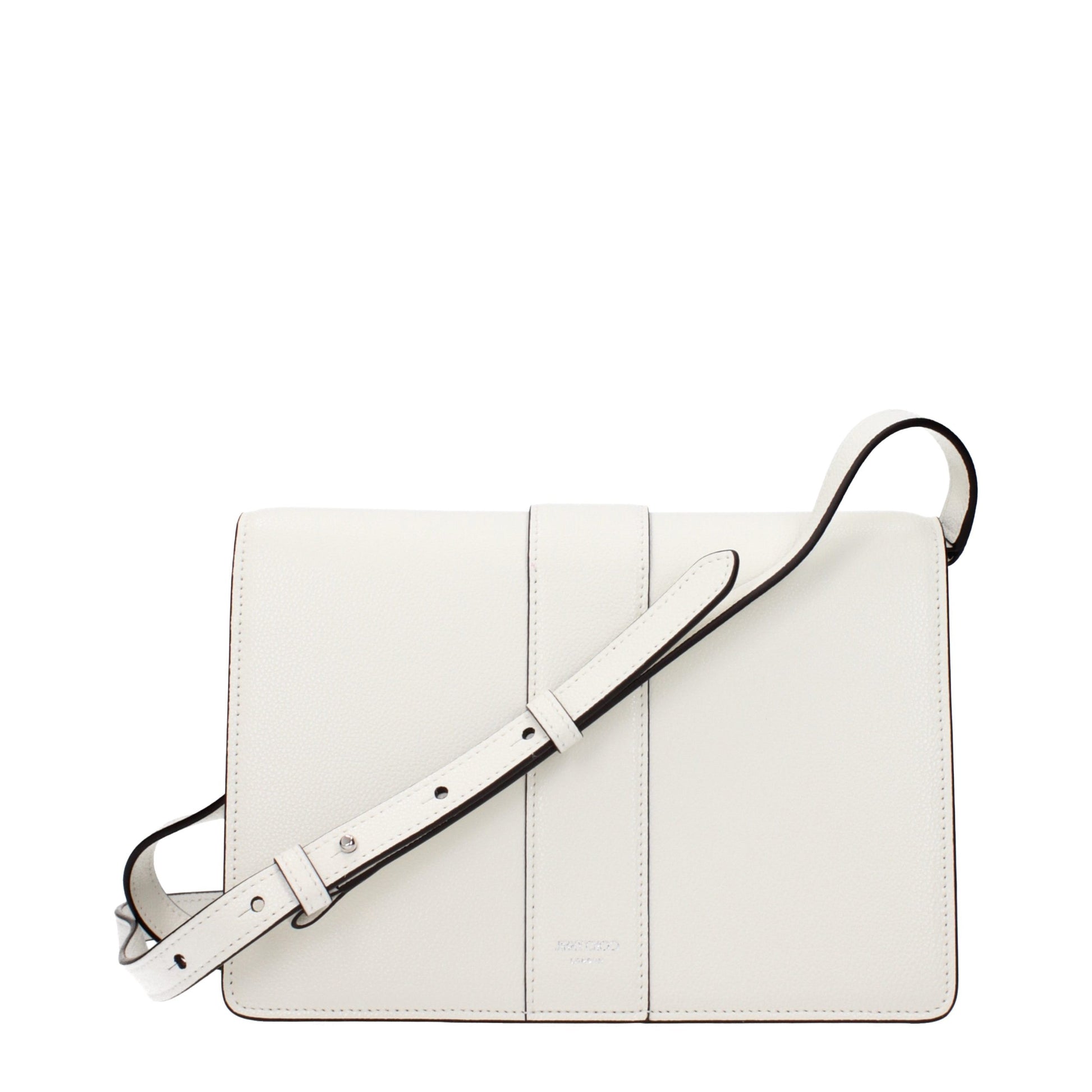 White Leather Crossbody Bag