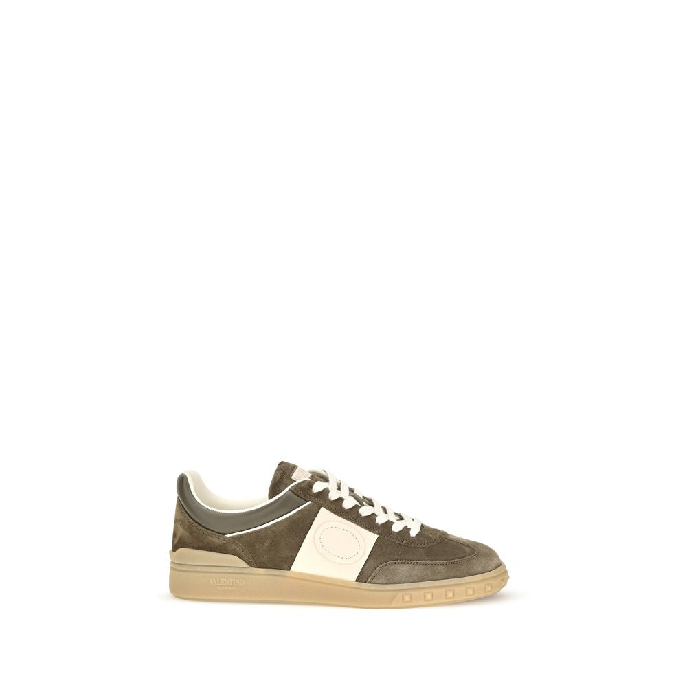 Bicolor Calf Leather Bos Taurus Low Top Sneakers