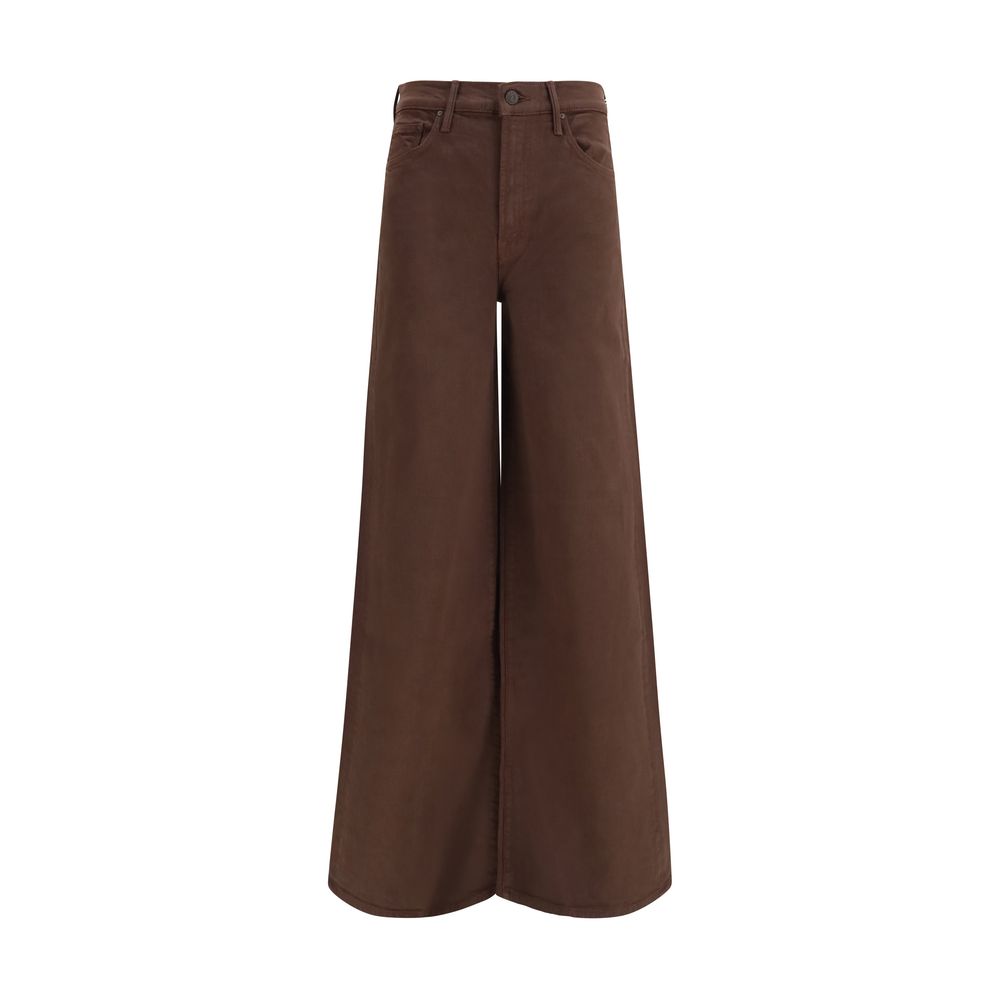 Brown Cotton Jeans Denim