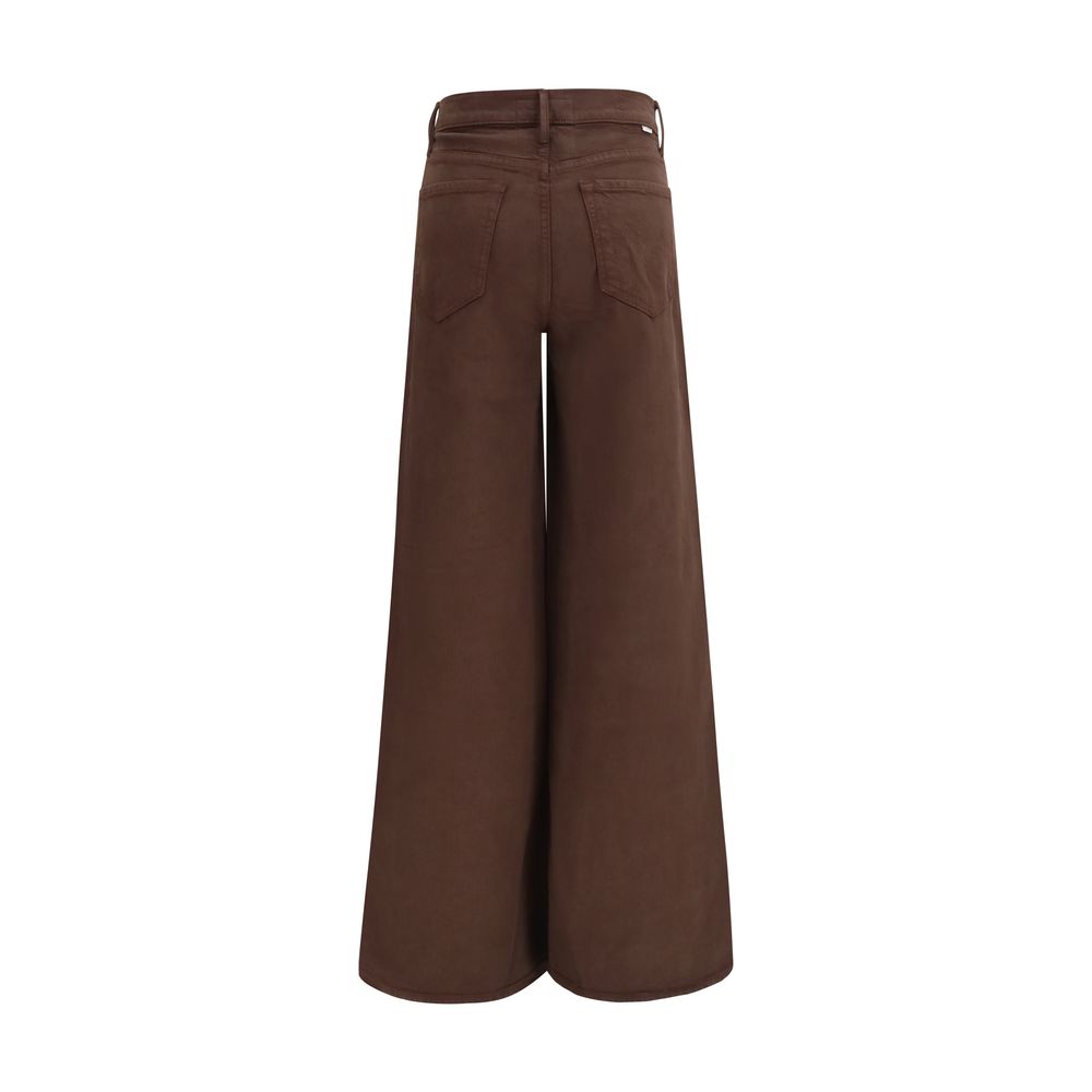Brown Cotton Jeans Denim
