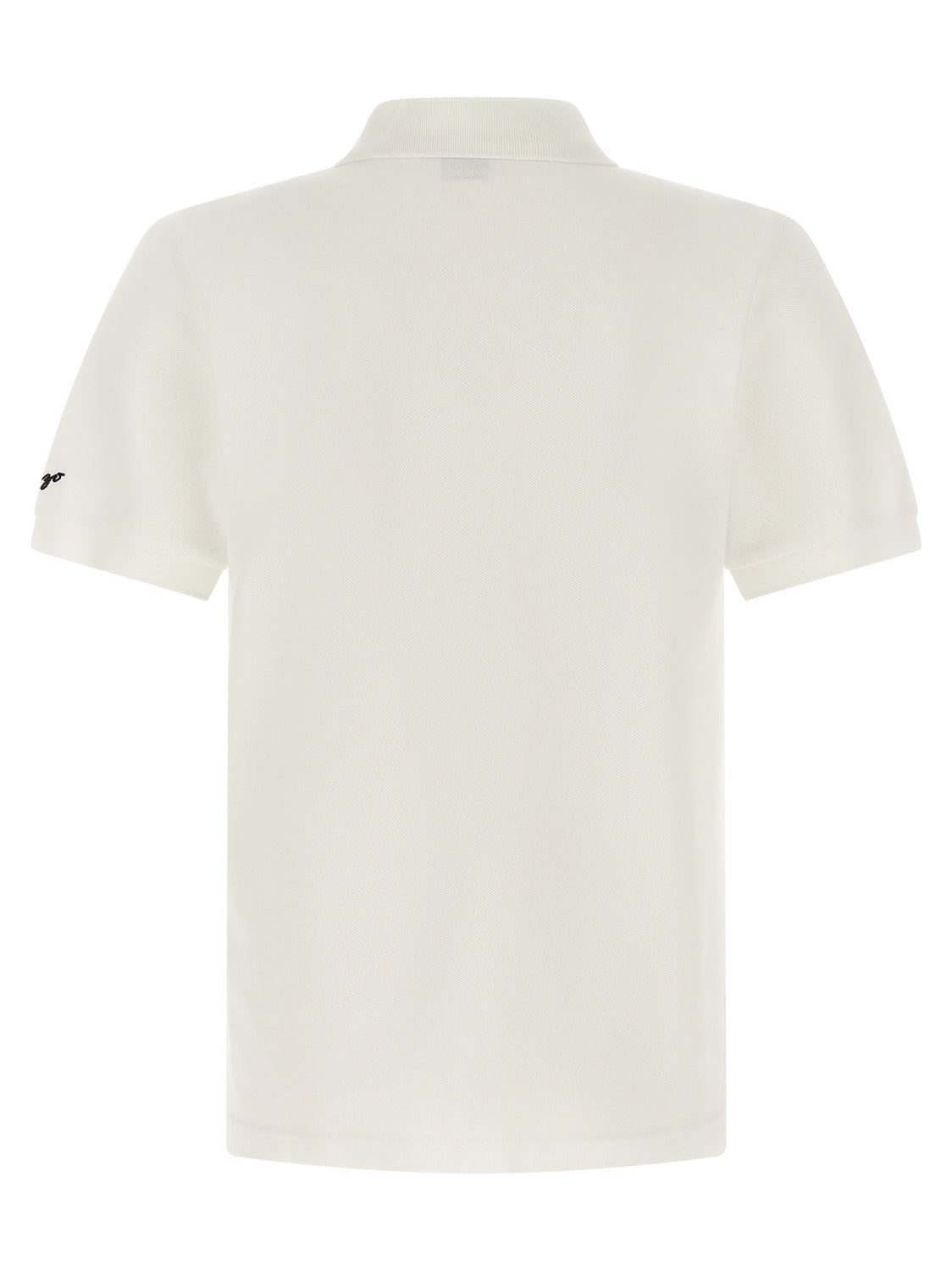 White Cotton Polo Shirt