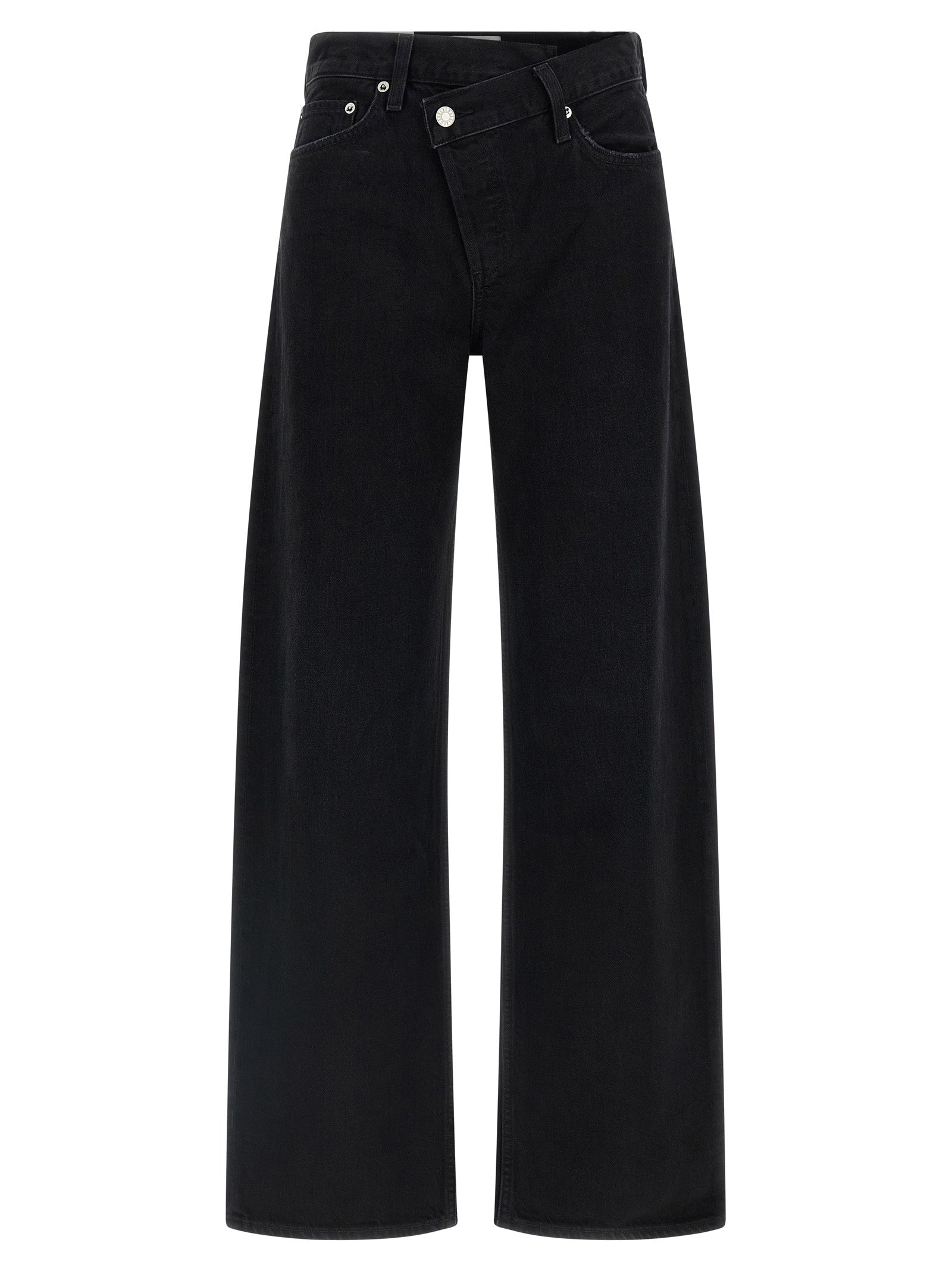 Black Cotton Relaxed Fit Jeans