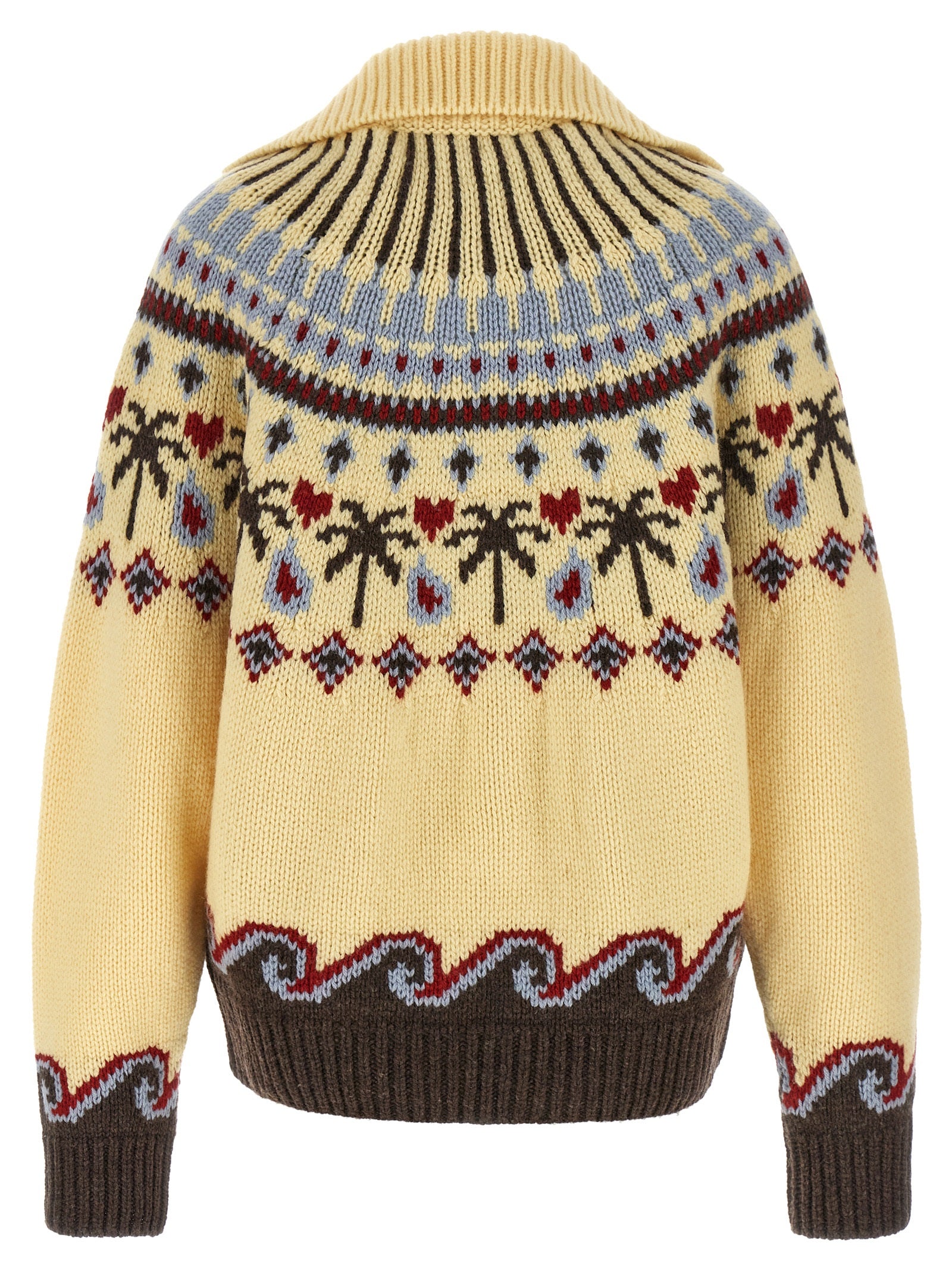 Multicolor Virgin Wool Cardigan
