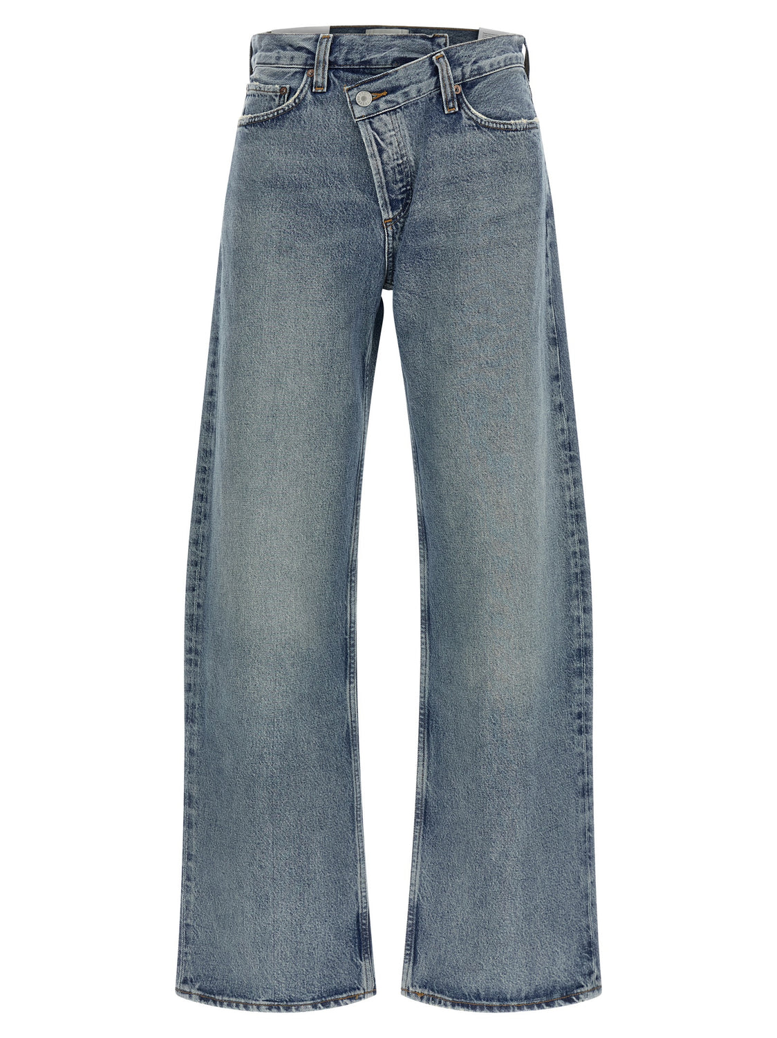 Blue Cotton Relaxed Fit Jeans
