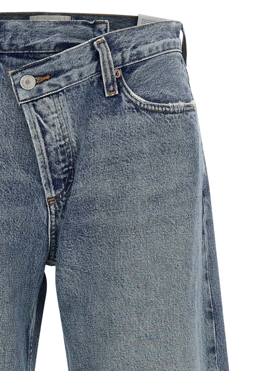 Blue Cotton Relaxed Fit Jeans