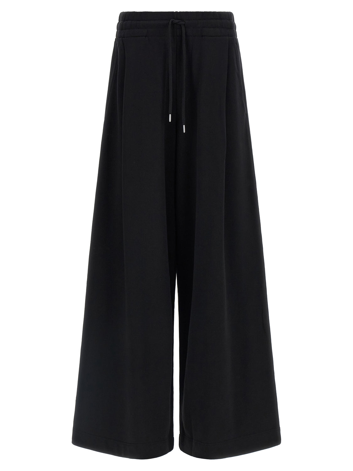 Black Cotton Athletic Pants
