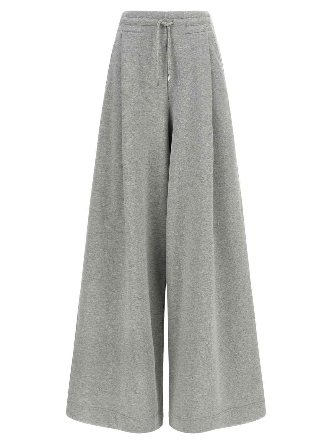 Gray Cotton Casual Pants
