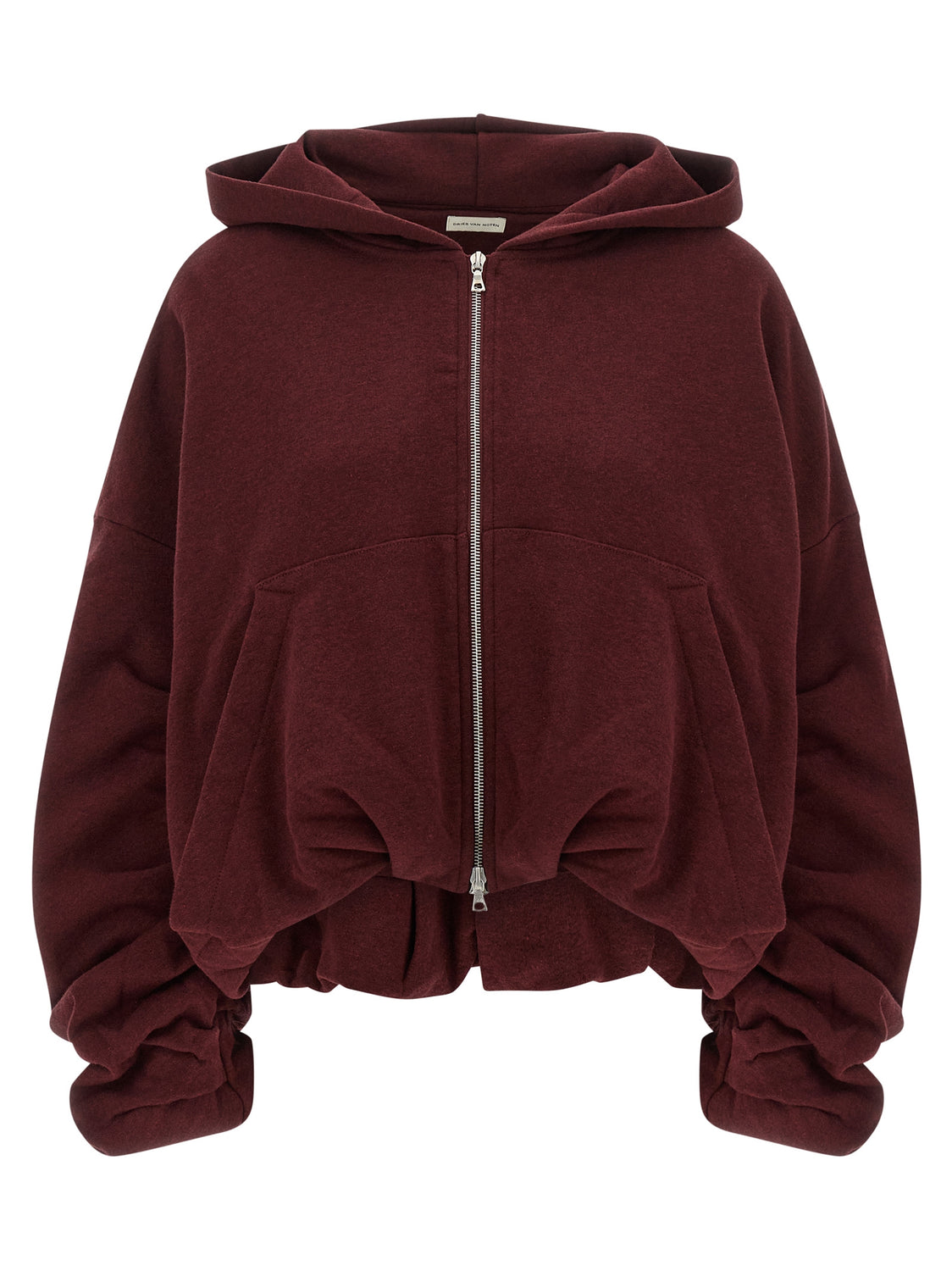Bordeaux Cotton Hoodie
