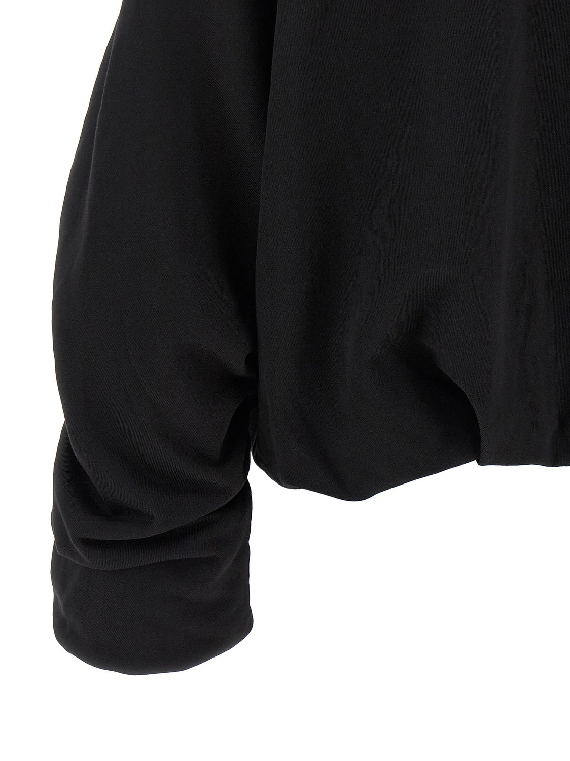 Black Cotton Hoodie
