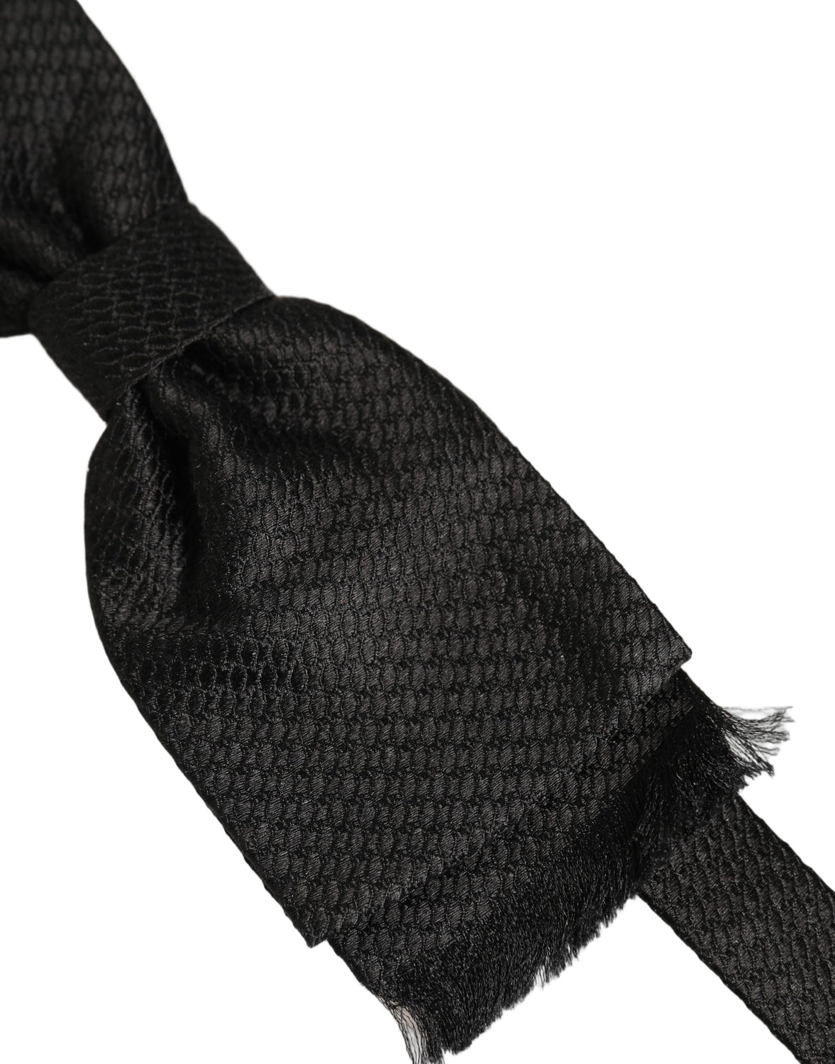 Men Black 100% SIlk Adjustable Neck Papillon Bow Tie