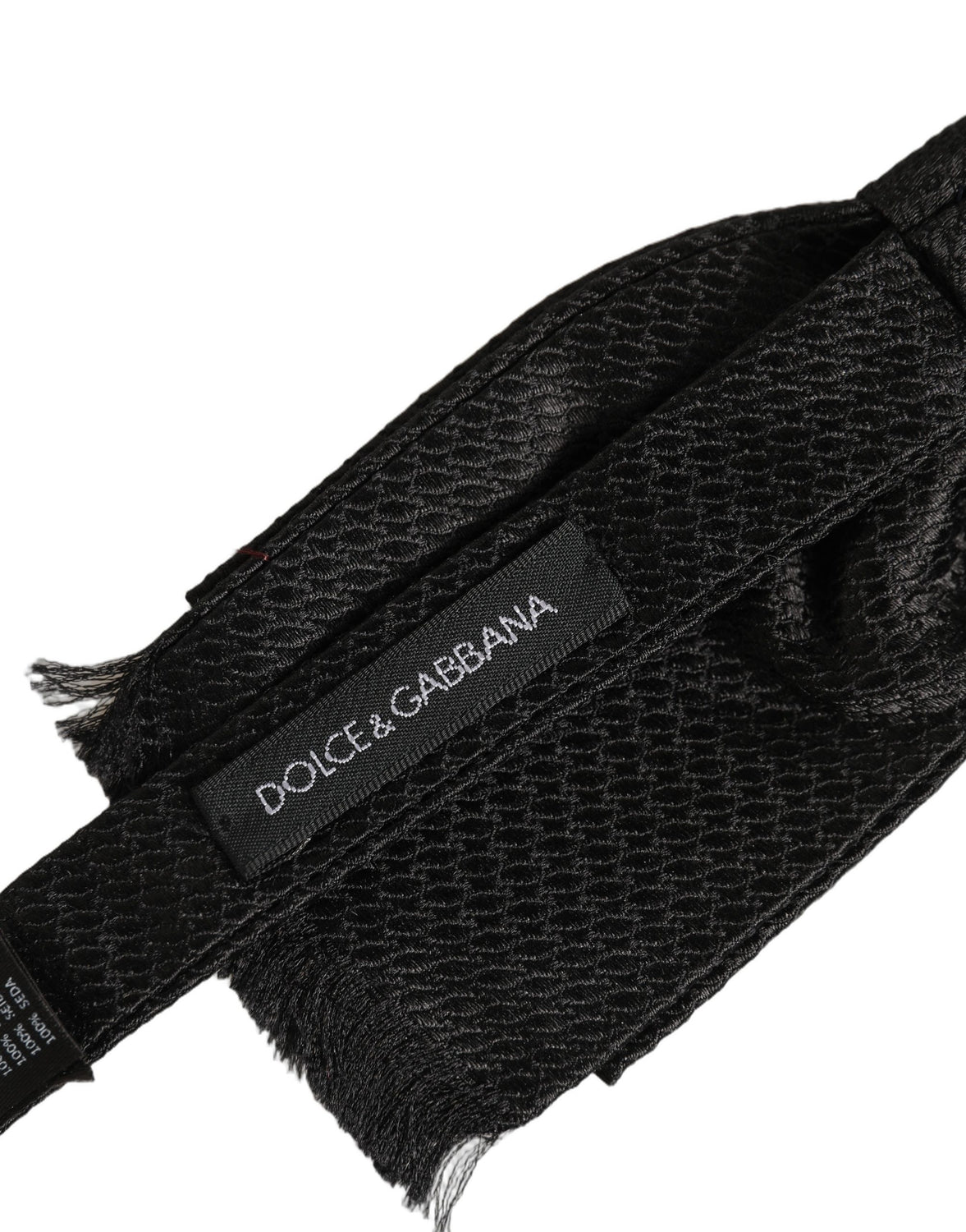 Men Black 100% SIlk Adjustable Neck Papillon Bow Tie