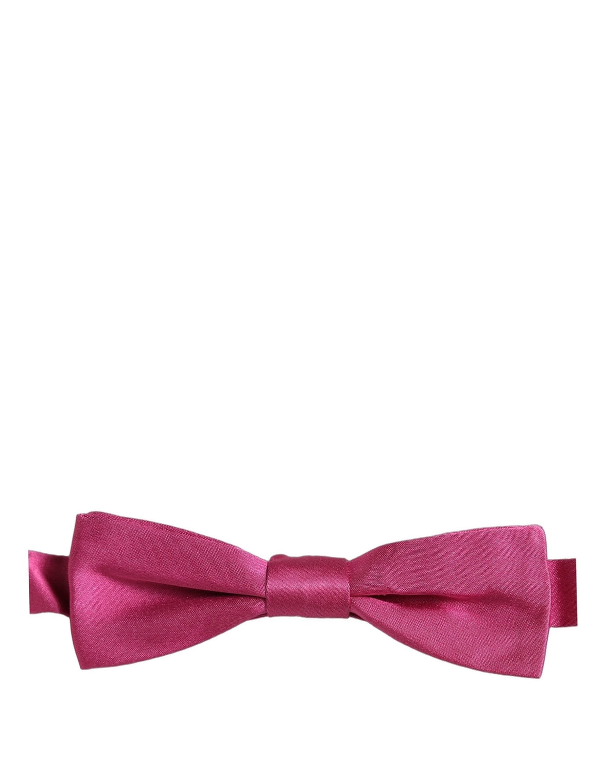 Men Pink 100% Silk Adjustable Neck Papillon Bow Tie