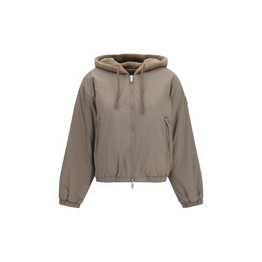 Brown Recycled Polyester Sweatshirt