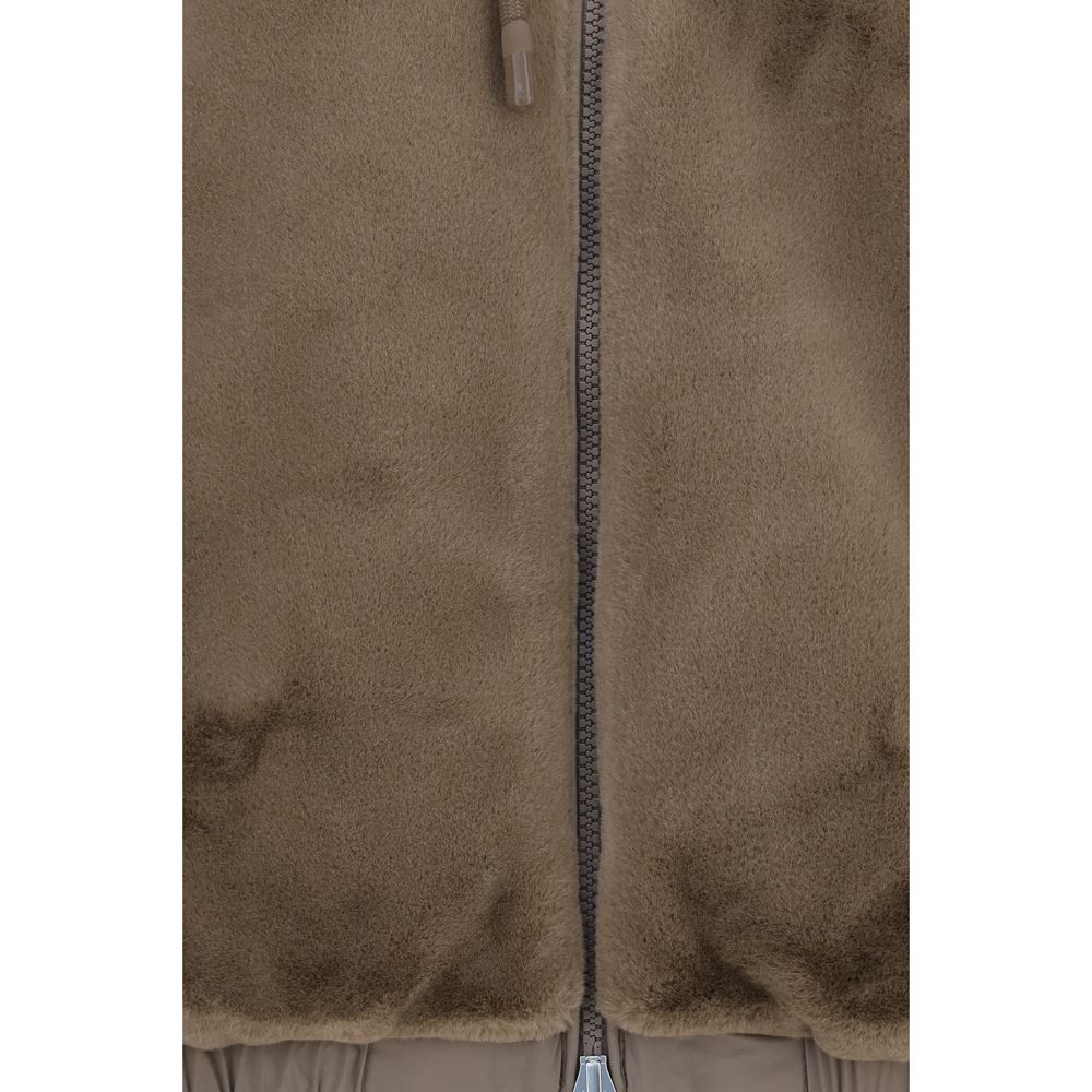Brown Recycled Polyester Sweatshirt