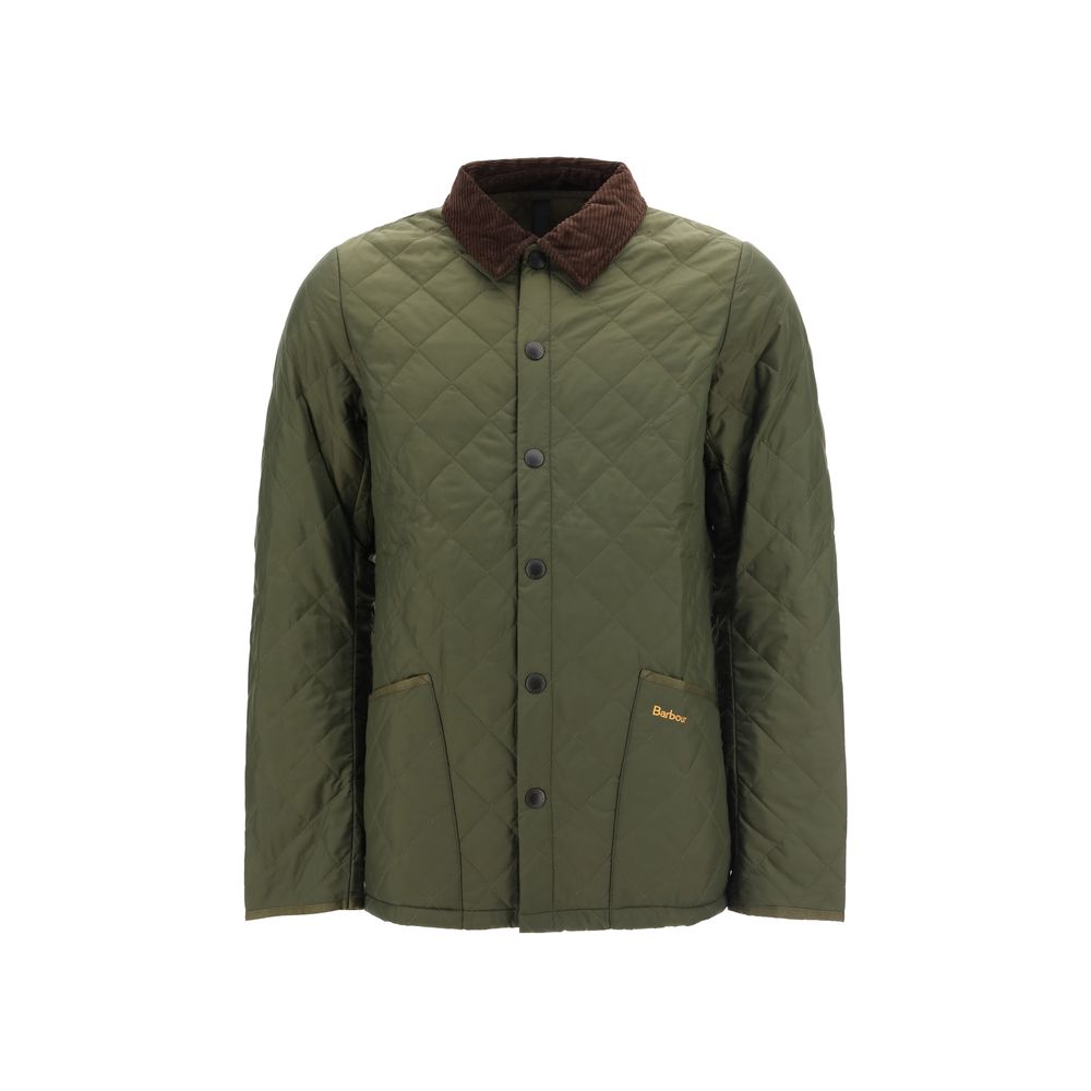 Bicolor Polyamide Full-Length Jacket