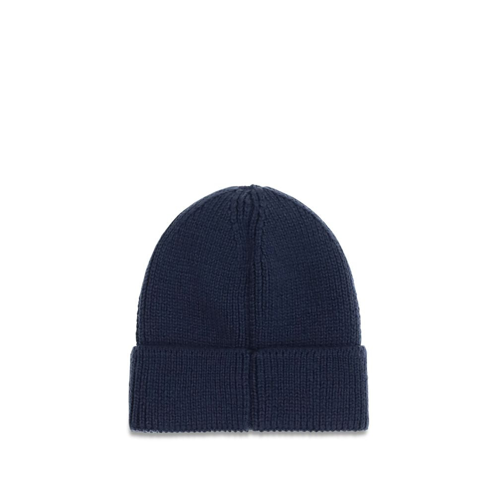 Blue Marabou Beanie