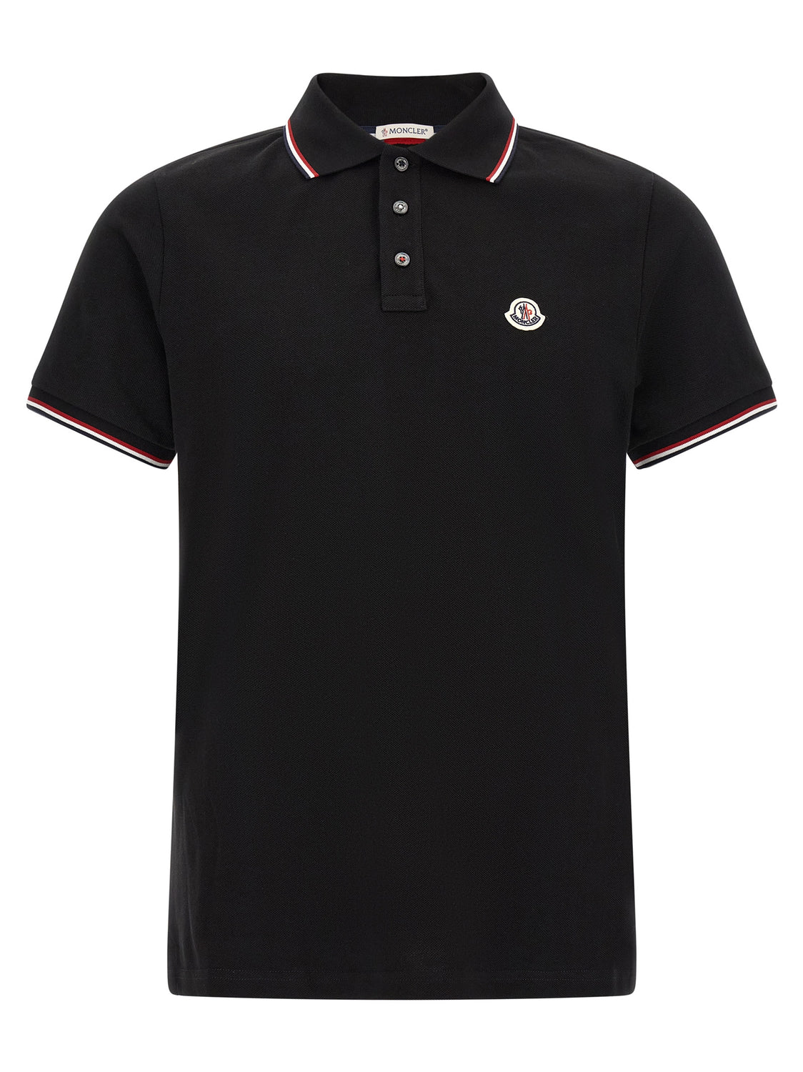 Black Cotton Polo Shirt